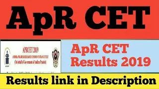 ApR CET Results Relesed 2019 /Apr CET results  2019 /SyR Education