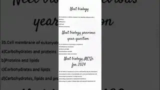 #neet #biology #pyqs  #neet #physics #jee #chemistry #shortfeed #neetmotivation