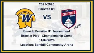 Wayzata PeeWee B1 [Gold] vs St Paul Capitals (01/04/2026)