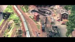 Modelleisenbahn Flight over Altburg 2011