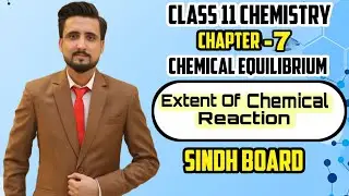 Extent Of a Chemical Reaction | Class 11 Chemistry Chapter 7 Chemical Equilibrium | Sindh board