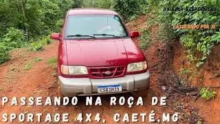 Passeando na roça de Sportage 4x4, Caeté, MG