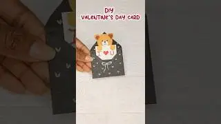 DIY Valentine's Day Card 💌#valentinesday #valentine #diy #shortsfeed