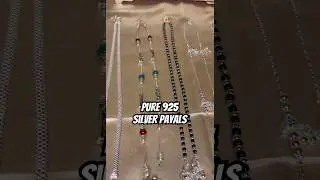 Latest Silver Anklets Collection 2025 | Stylish 925 Payal Designs for Daily Wear | ShriEshani