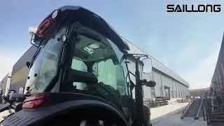 90hp tractor with dark green hood