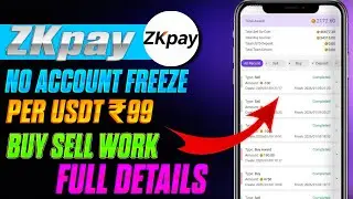 New Wallet Launched Zk Pay | Best Earning App  | Fast Withdrawal | Zk Pay Earning App | Best App