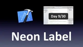 [Xcode] Neon Label
