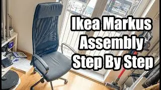 Сборка офисного кресла Ikea Markus от начала до конца 2024