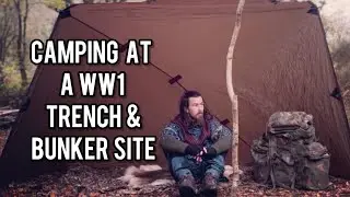 Autumn camp by WW1 trench&rsquo;s! A stew/some beers and good company.
