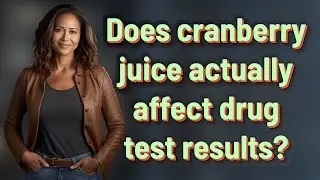 Does cranberry juice actually affect drug test results?