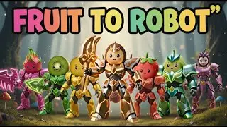 40 Fruit Transform Into Cute Robots 🤖🍎🍌 | Epic Robot Transformation with Unique Weapons