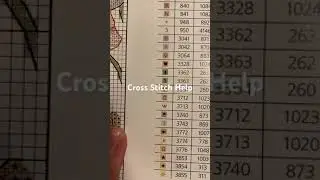 Cross Stitch Help