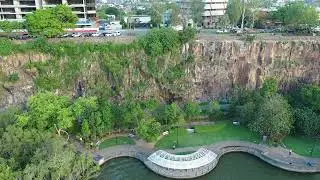 Kangaroo Point Cliffs Drone