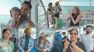 Our Indian Family&rsquo;s FIRST TIME on a New Zealand Ferry Ship ❤️⛴️