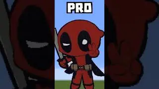 PRO VS HACKER Minecraft Pixel art✨Scrooge Deadpool