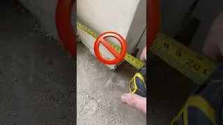 Never do this when measuring/Cutting a Mitre with Skirting Boards #diy #construction #build #reno
