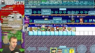 Growtopia - WOTD + Fan Maps + Public Lava Peek