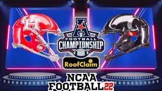 2021 AAC Championship | Houston vs Cincinnati | NCAA Football 22 | Simulation Gameplay