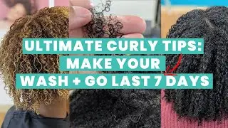 Top 10 Secrets To Make Your Wash and Go Last 7 Days? 😱 #Fall #Tips