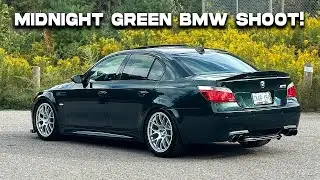 Stunning Green BMW E60 M5 Photoshoot! (+ Beginner Car Photography Tips)