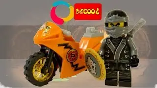Lego Ninjago из китая Decool Коул на мотоцикле