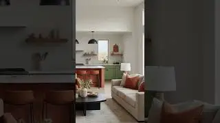 Desert Modern clean lines, cozy vibes