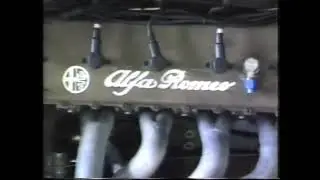 1988 April 20 - F1 1st V10, Alfa V1035 tested in the back of Alfa 185 by Giorgio Francia @ Balocco