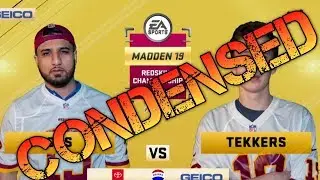 Madden 19 Gos Vs. Tekkers CONDENSED!