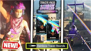 NEW TRACER PACK RAINBOW SPARKLES is ADORABLE 🌈 ODEN MAJESTIC RAINBOW TRACERS MODERN WARFARE WARZONE