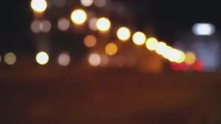 Blurred City Lights Stock Video