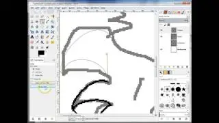 Image Manipulation Tutorial 03 - Bezier curved outline