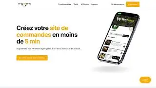 Mymenu - Comment créer un site de commande en 5 min