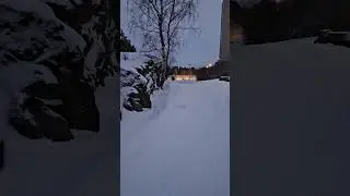 snow in my city #sweden #snow #stockholm #winter