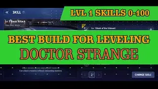 Best build for leveling - Doctor Strange. Marvel Future Revolution