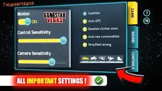 Every player's should know about these settings | Gangstar Vegas All settings | Graphics settings