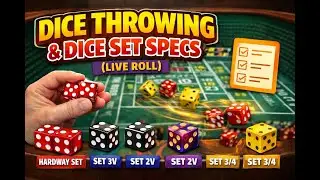 Dice Throwing Practice | Dice Set Specs with Liveroll