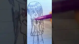 I tryed drawing anime for the first time😅