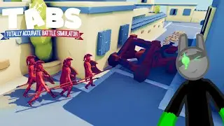 Жалкие рыцари против катапульты😏  // Totally Accurate Battle Simulator #2