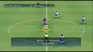 Fifa 2000 - AC Milan vs Pescara - Bierhoff - Sheva - Maldini - Boban - Coppa Italia 1999/2000