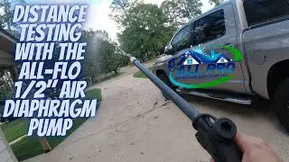 Проверка и настройка расстояния для диафрагмы All Flo Air 1/2 дюйма
