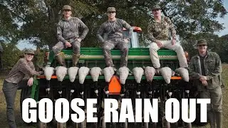 EPIC GOOSE HUNTING RAINOUT on FARM POND| Georgia Goose Hunting 2024