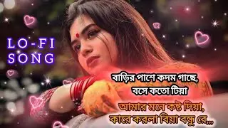 ki oporadhpaiya re bondhu😭 bangla sad  Lo-Fi song| বাড়ীর-পাশে কদম গাছে,বসে কতো টিয়া
