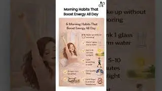 Morning Habits That Boost Energy All Day  #viralshorts  #healthyeating #nutrition #fitness