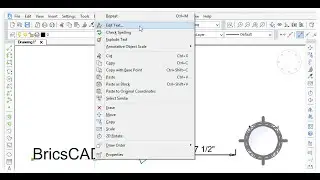 Customizing Shortcut Menus - BricsCAD
