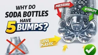 Why do soda bottles have 5 bumps at the bottom?