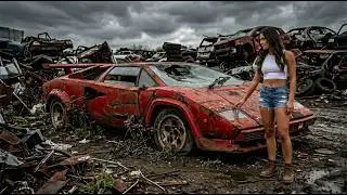 ASMR Car Restoration Full Rebuild of Lamborghini Countach 1985 from Abandoned Condition to New