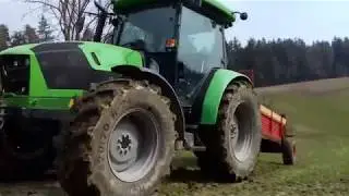 Kmetija Aristovnik vožnja gnoja pomlad 2018