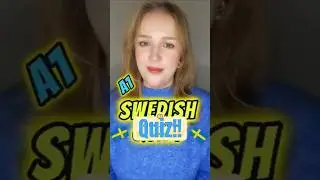 Quick Swedish Quiz 🇸🇪 Fill in the Missing Word