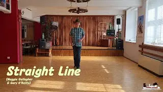 Line Dance STRAIGHT LINE (Maggie Gallagher & Gary O'Reilly)  Teach / Dance