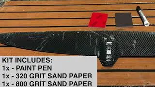 Hydrofoil Scratch Repair Tutorial &ndash; How to Use Foam Sanding Blocks for Fast & Easy Surface Touch-Up
